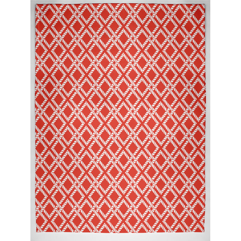 Farrah Plain Weave / Muslin Throw Blanket, Orange