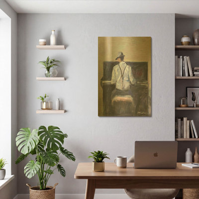 'Play Me A Tune' By JD Gold Metal Wall Art, 24" x 36"