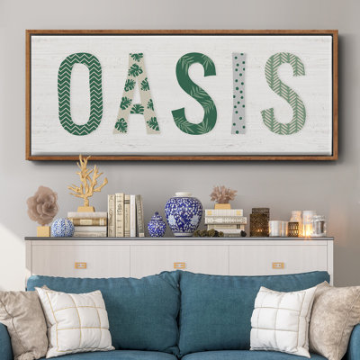 Oasis Cabana - toile encadrée