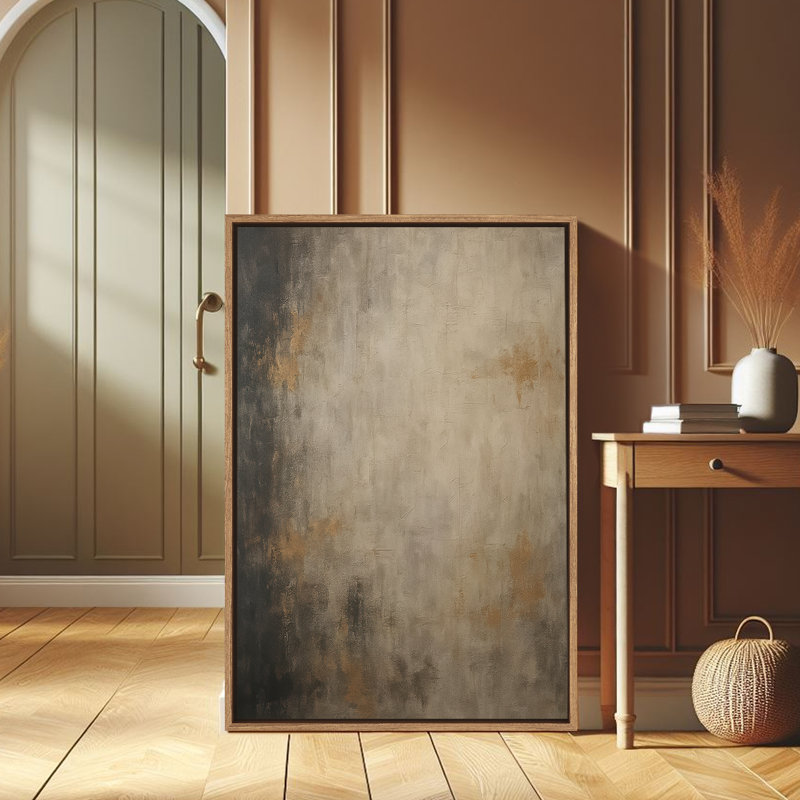 Art mural encadré, rétro, antique et classique pour chambre à coucher - 16 po x 24 po, Naturel, H 24 po x l 16 po