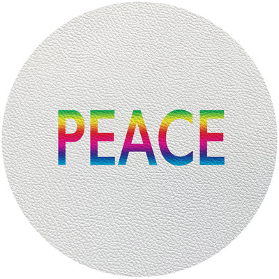 Peace 16" Vinyl Placemat