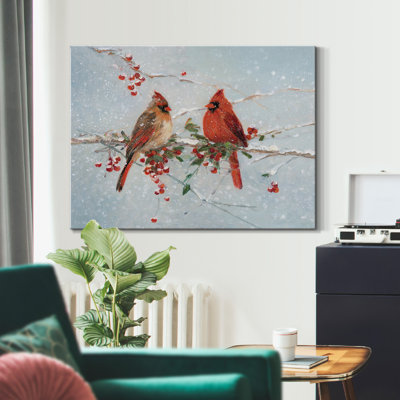 " Cardinals in Winter " Print