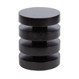Stacked Solid Wood End Table