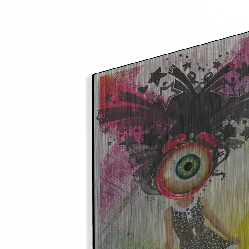 Ivy Bronx «Do You Watch Your Time» par Elo Marc, art mural en métal, H 24 po x l 16 po