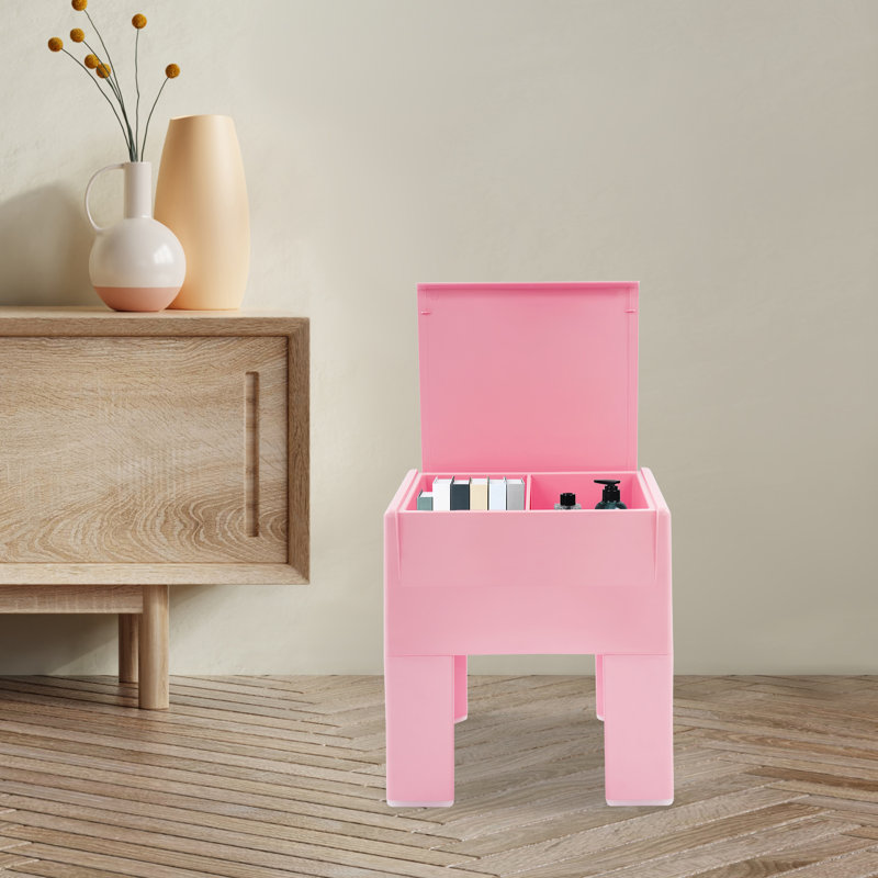 Petite table de bout multifonctionnelle pour table de bout et petit espace, Rose