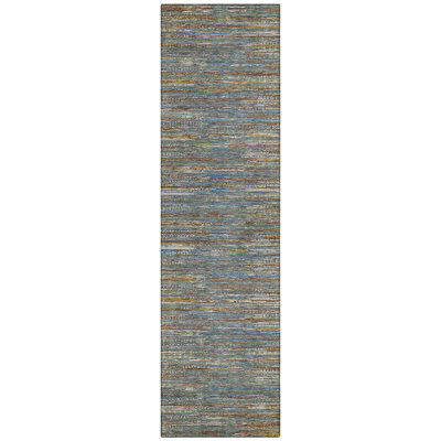 Machine Washable Indoor/Outdoor Chantille ACN2642 Abstract Rug