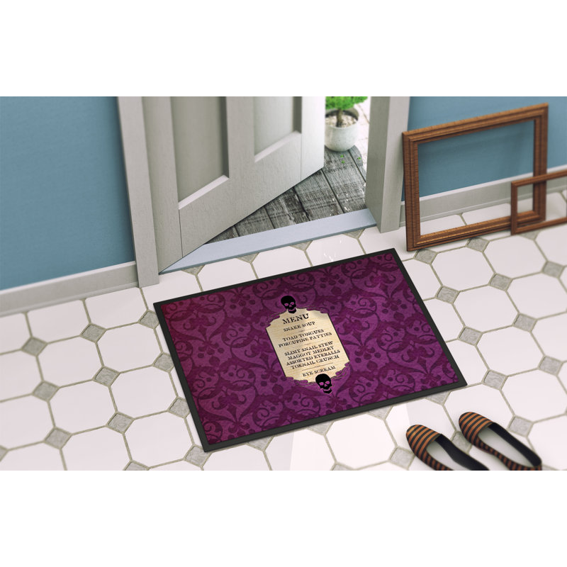 Non-Slip Halloween Indoor Doormat, Rectangle 1'6" x 2'3"