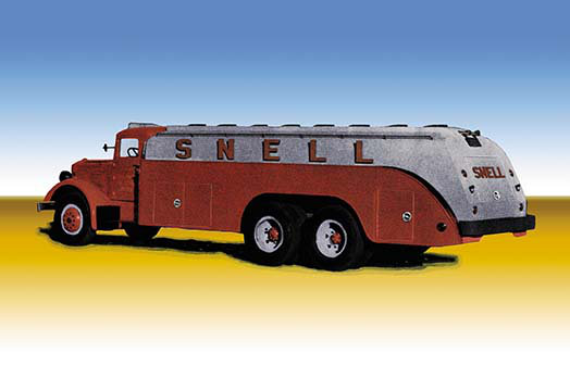 « snell truck », impression, 24" H x 36" W