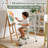 Kids Step Stool 2 Steps, Toddler Tower for Kitchen Counter Learning, Toddler Kitchen Stool Helper with Anti-Drop Safty Railing Kids Standing Folding Stepper-1483959545