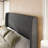 Belo King Dark Gray Upholstered Wingback Platform Bed-435998058-435998068