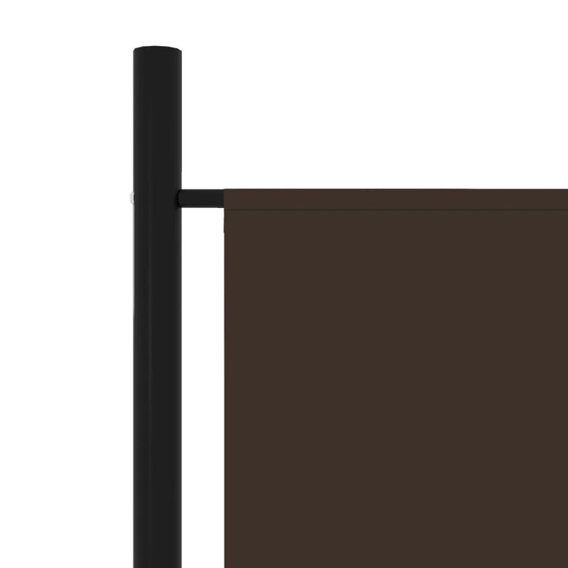 vidaXL 4-Panel Room Divider Brown 78.7"x70.9, Brown, 4, 70.87" H x 78.74" W x 1.6" D
