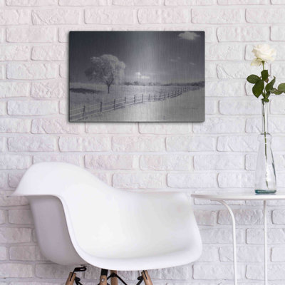 «Trees Fence I» par Debra Van Swearingen