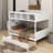 Twin Over Full Bunk Bed With Storage Staircase And Drawers-1032699545