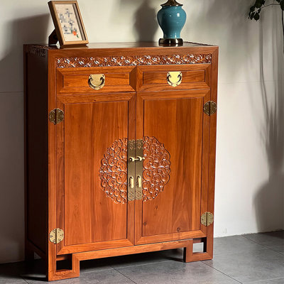 Classic and unique design storage shoe cabinet