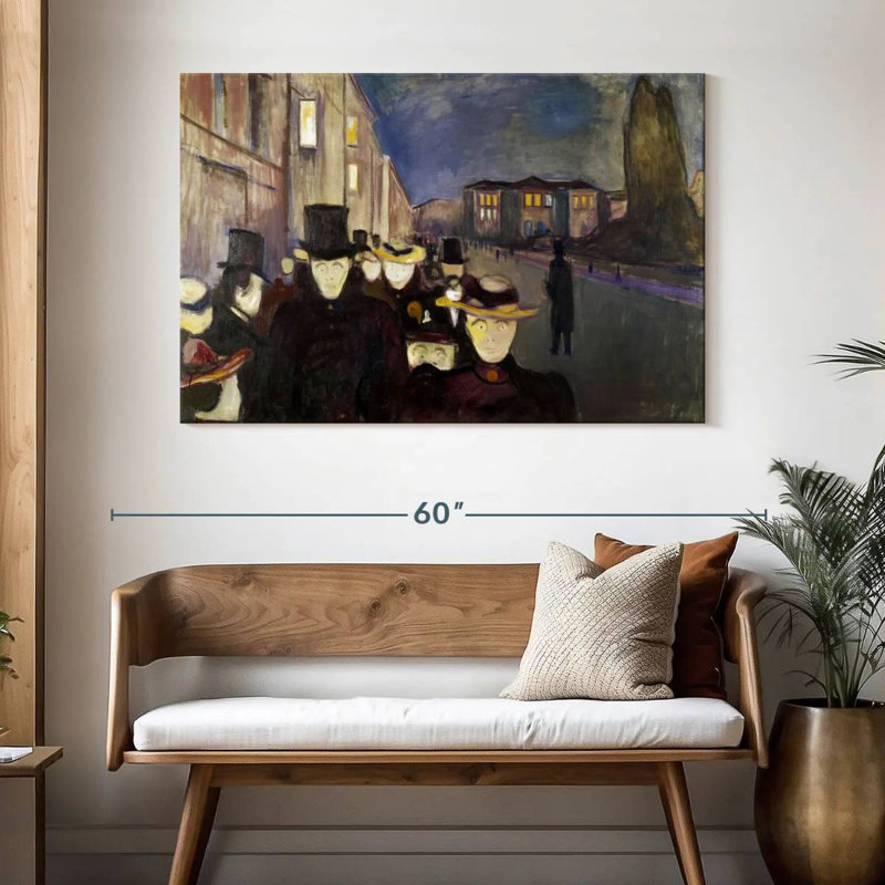 Soirée Avery sur la rue Karl Johan, H 32 po x l 48 po