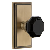 Grandeur Carré Rosette Privacy with Lyon Door Knob