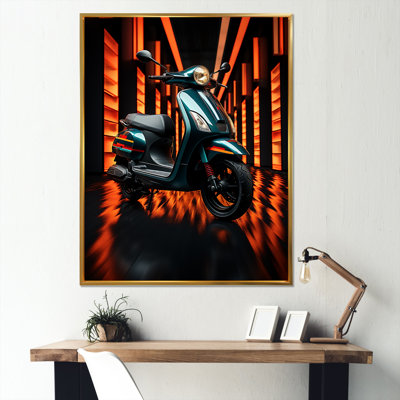 " Scooter Serenity Neon Lights "