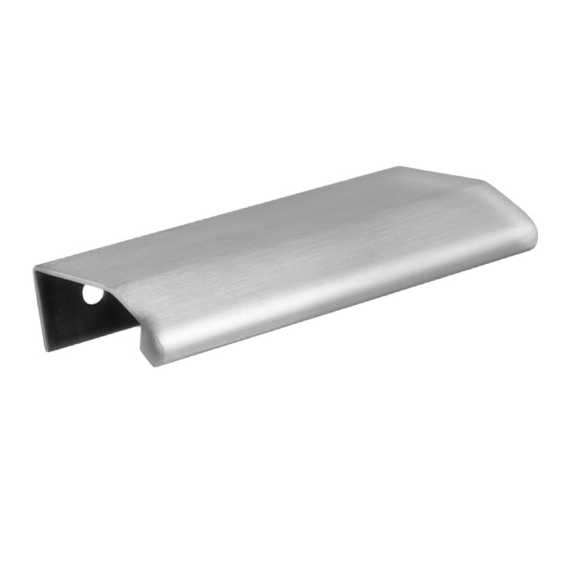 Cabinet Finger Edge Pull, Satin Black, 7 7/8″
