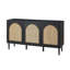 Buffet en bois massif avec meuble télé en bois de pin naturel-1458536640