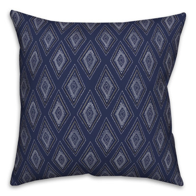 Argyle Outdoor Reversible Throw Pillow