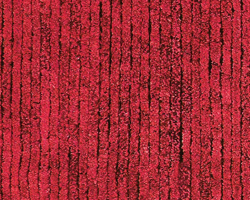 Hidden Path Striped Area Rug in Black/Red, Rectangle 8' x 10'