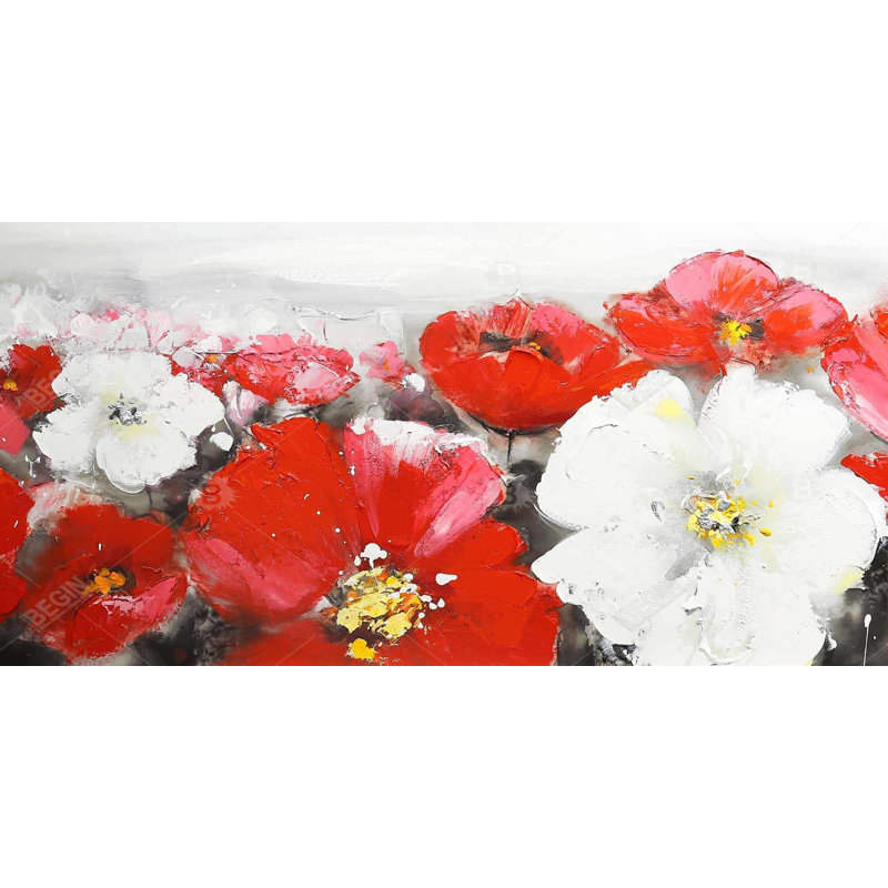 flowers field - 15.75"x31.50" Desk mat