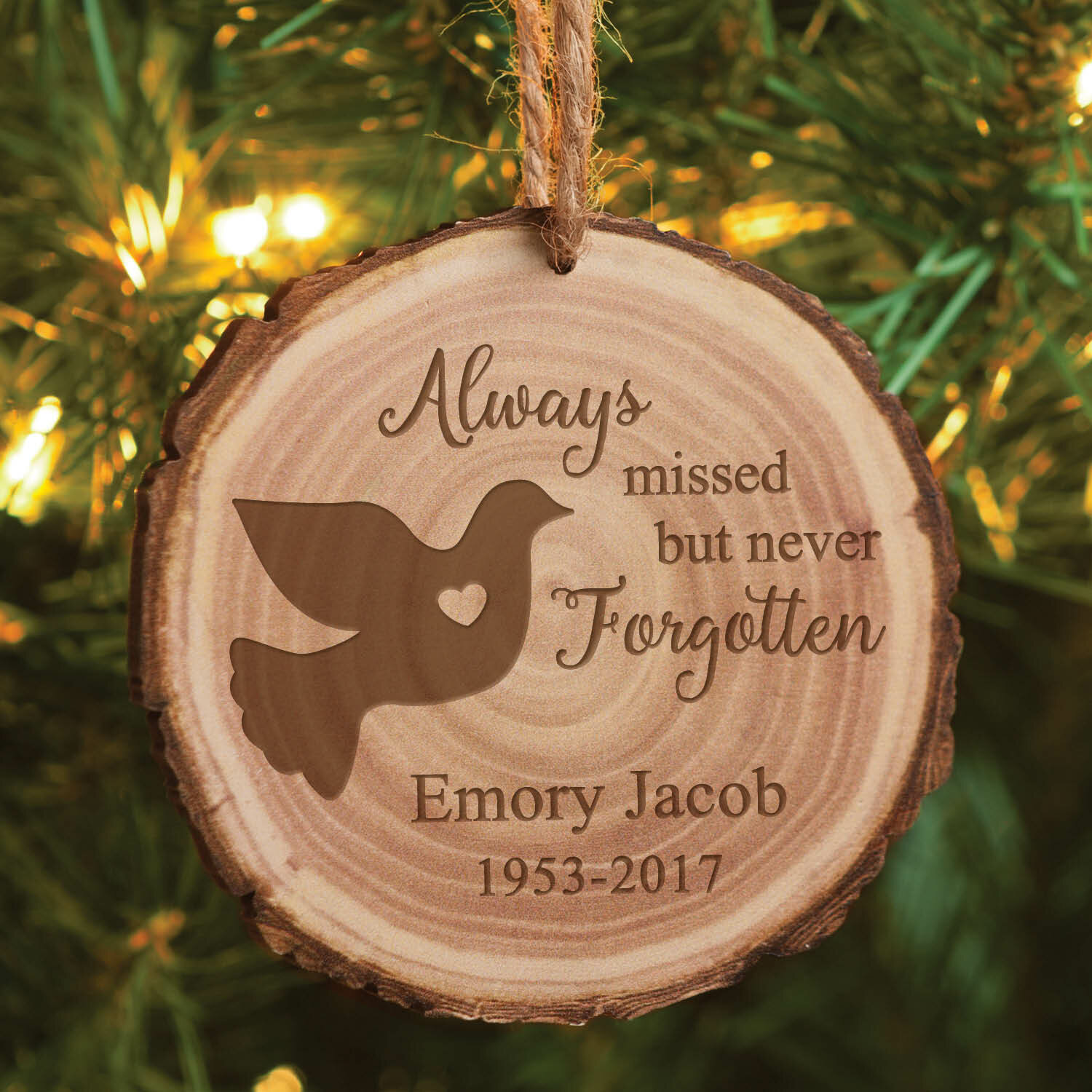 Mr. & Mrs. Heart Personalized Wood Holiday Shaped Ornament The Holiday Aisle Customize: Yes