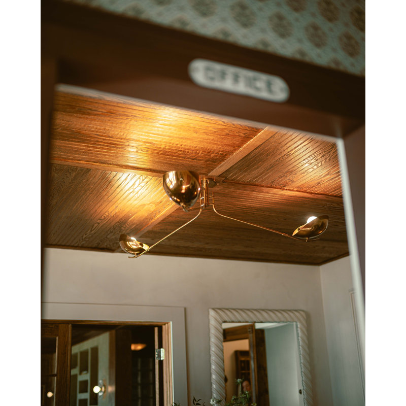 AVONDALE 3 LIGHT SEMI FLUSH