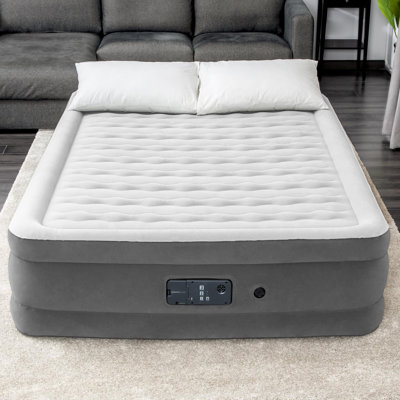 Sealy: AlwayzAire 18" Airbed - Queen - Built-In Comfort Pump, Inflatable Matress, USB Charge, Wave Beam Construction, Adjustable Firmness, Storage Bag by Bestway
