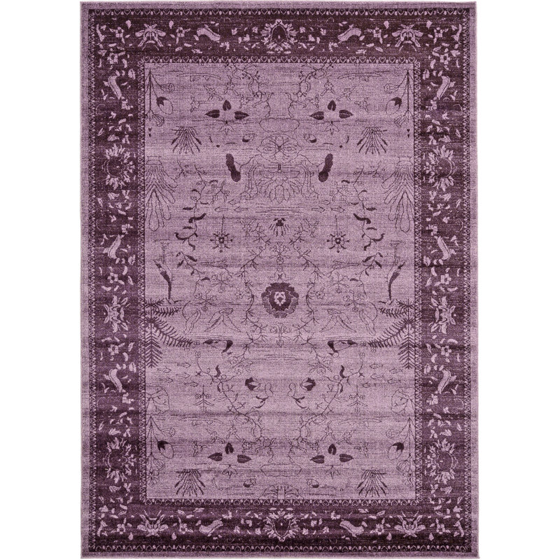 Godina Floral Indoor Rug, Rectangle 7'1" x 10'