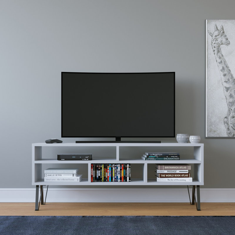 Analeese Unfinished TV Stand for TVs up to 50", White