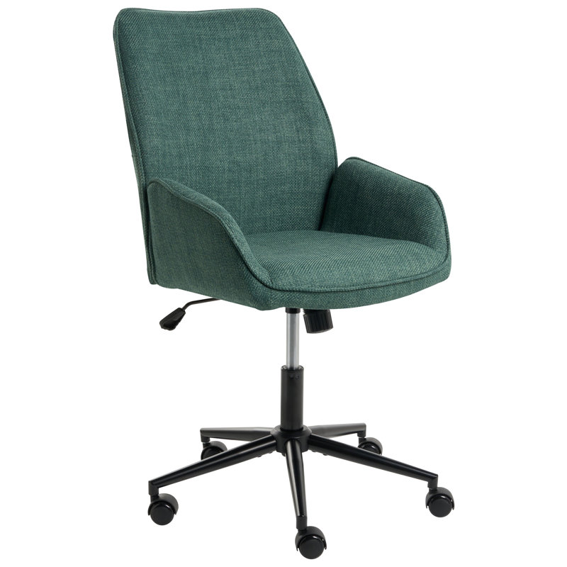 17 Stories Fabric Office Chair, Green