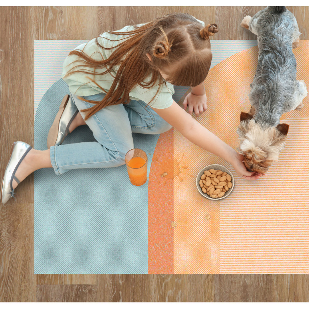 Vinyl Floor Mat for Home, modern style, non-slip PVC, Joshua Tree