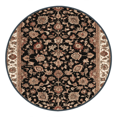 Machine Washable Persian Brown Area Rug
