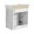 20" Wall-Mounted Bathroom Vanity With Ceramic Sink