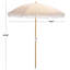 Parasol de plage 6,5 pi Bella-573499285