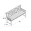 Garrity Solid Wood Acacia Outdoor Bench-16286990