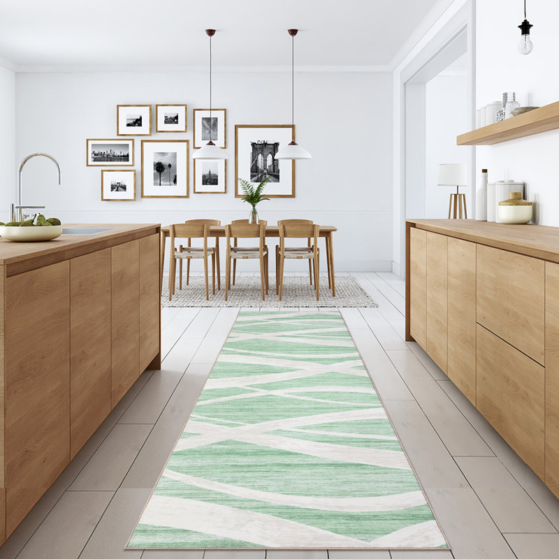 Modern Area Rug Washable Rug Large Living Room Rug Indoor Soft Throw Rugs Ultra-Thin Non-Shedding Bedroom Rug Foldable Low Pile Non Slip Accent Carpet for Dining Nursery Farmhouse Home Office