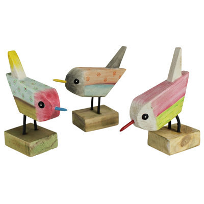 Casidee Handpainted Birds Figurine