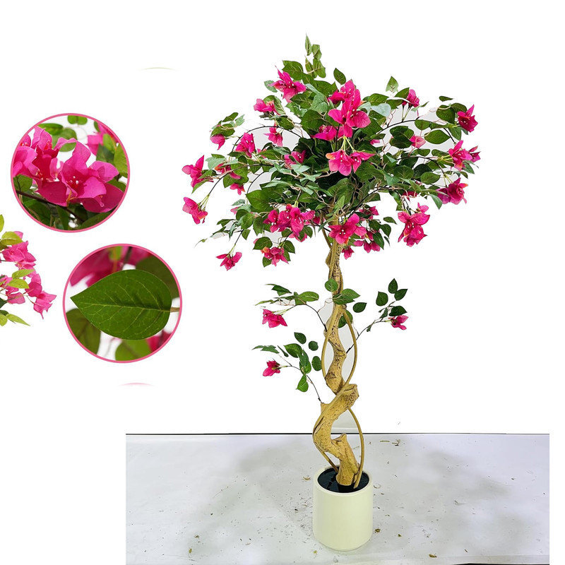 120cm Faux Bougainvillea Tree in Pot