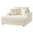 53 Inch Upholstered Chaise Lounge, Plush Sleeper Chair with Throw Pillows and Armrests, Sofa Bed Indoor for Living Room-652199187