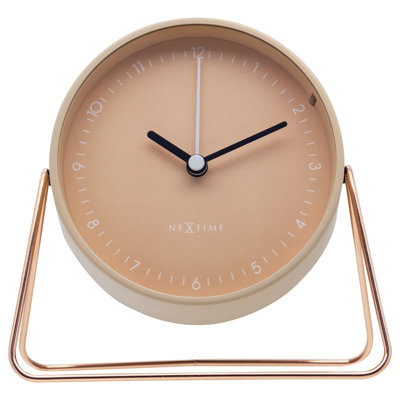 Quartz movement / Crystal Tabletop Clock with Alarm