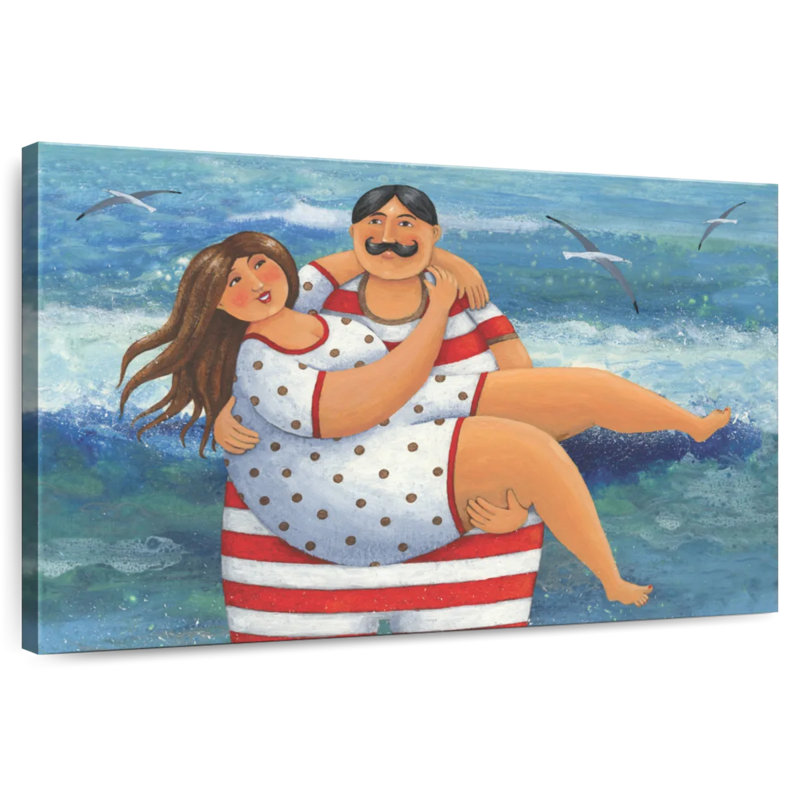 Couples serrés, H 26 po x l 39 po