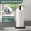 Porte-essuie-tout sur pied en acier inoxydable noir mat pour cuisine et salle de bain