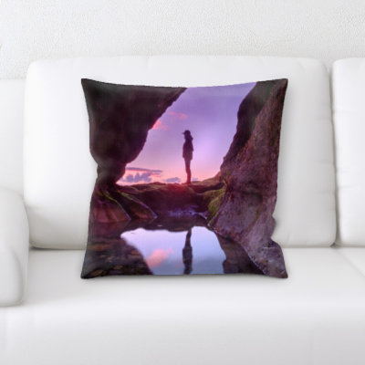 Microsuede Throw Pillow