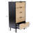 Azhar 47.2'' H Natural Rattan 5-Drawer Dresser