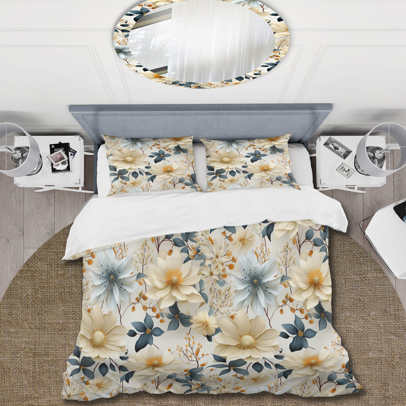 Ensemble de housse de couette Earthy Elegance, Housse de couette pour très grand lit et 2 très