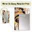 Mid Century Artistic Transformations I - grand miroir moderne Mid-Century, décor de miroir mural unique et moderne, impression d'art en métal-1704731828