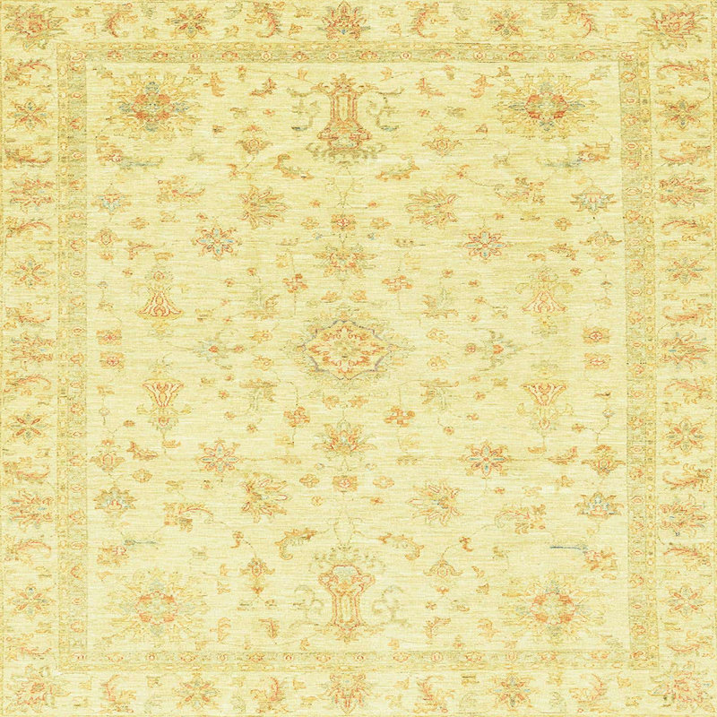 Tapis abstrait moderne 3484, Carré 4 pi