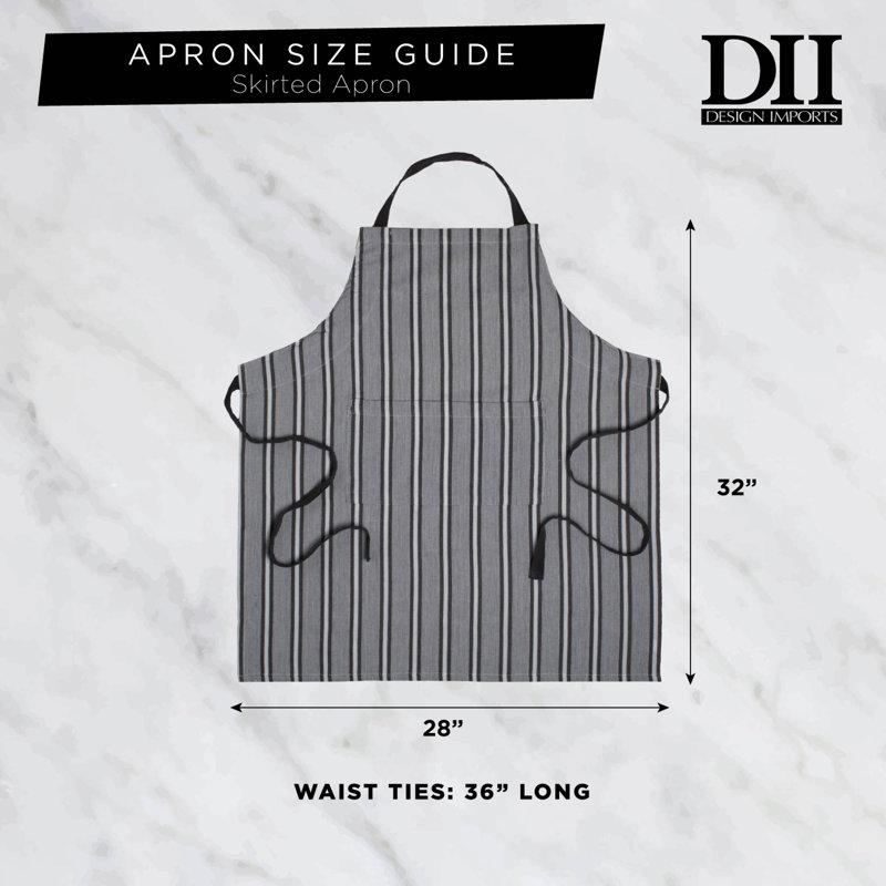 Floral Cotton Bib Apron